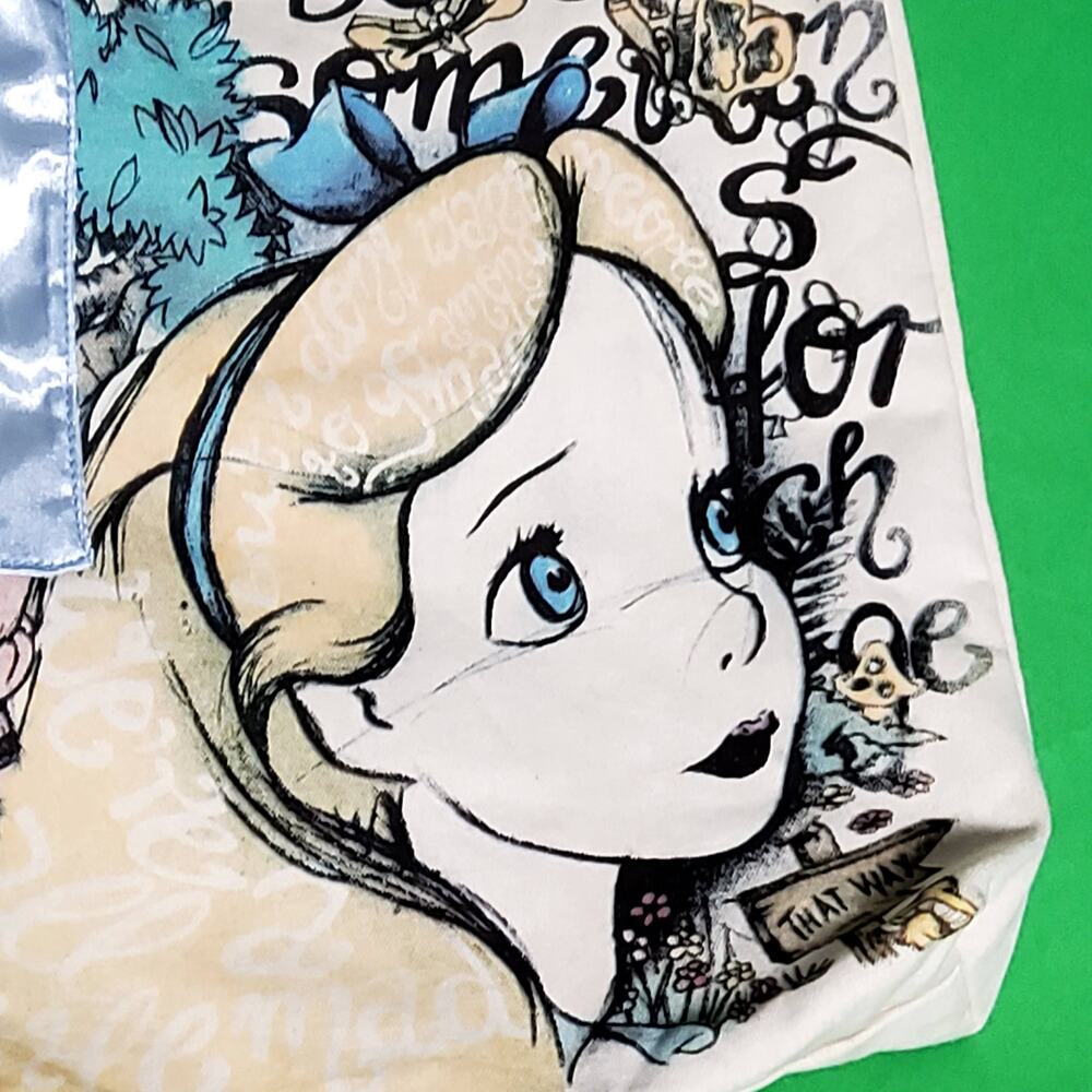 Loungefly Alice in Wonderland Canvas Tote & Wallet – OG Heart Logo 2010 NWT/NWOT - Picture 5 of 16
